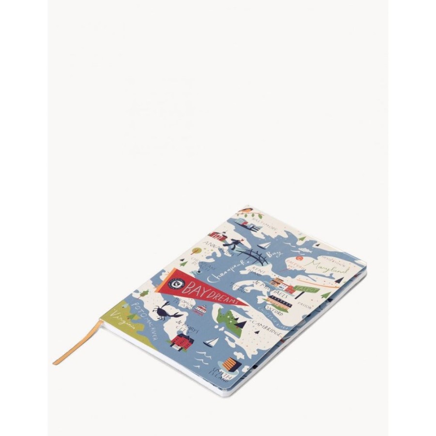 Gifts Spartina | Spartina Ruled Notebook Bay Dreams 5X7