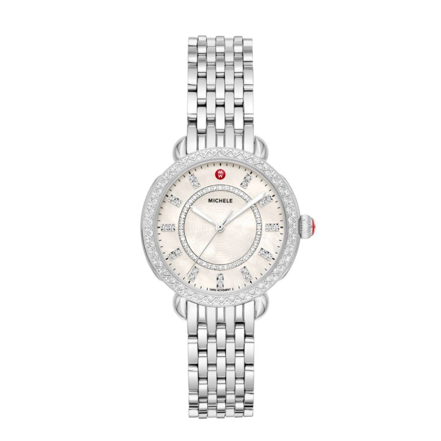 Timepieces Michele | Michele Sidney Classic Steel