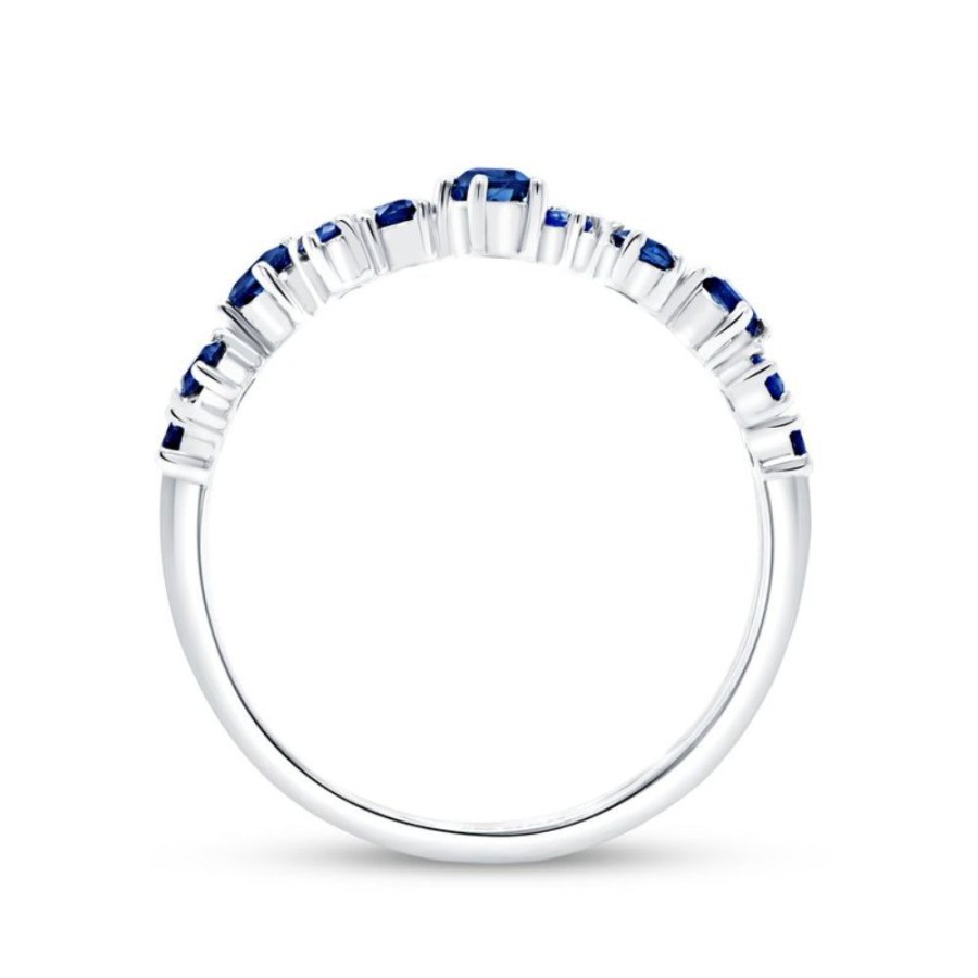 Jewelry Uneek | Uneek 14K Sapphire & Diamond Fashion Ring