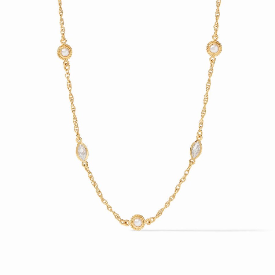 Jewelry Julie Vos | Julie Vos Monaco Delicate Station Necklace