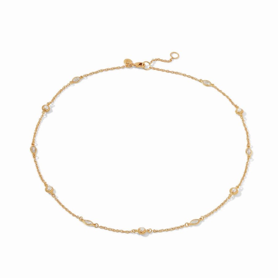 Jewelry Julie Vos | Julie Vos Monaco Delicate Station Necklace