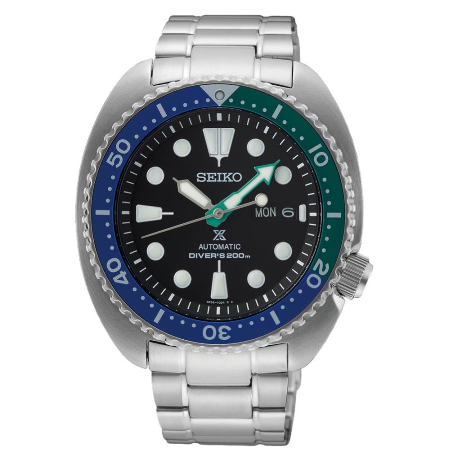 Timepieces Seiko | Seiko Prospex Diver'S 45Mm Automatic Steel/Black Dial