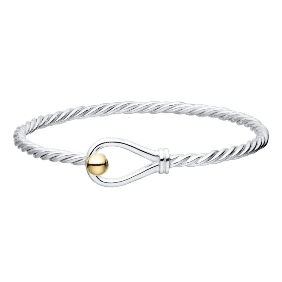 Jewelry Smyth Jewelers | Two Tone Loop & Ball Twist Bracelet