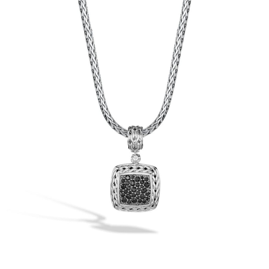 Jewelry John Hardy | John Hardy Classic Chain Black Sapphire Enhancer