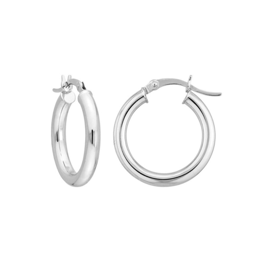 Jewelry Smyth Jewelers | Sterling Silver Polished Hoop Earrings