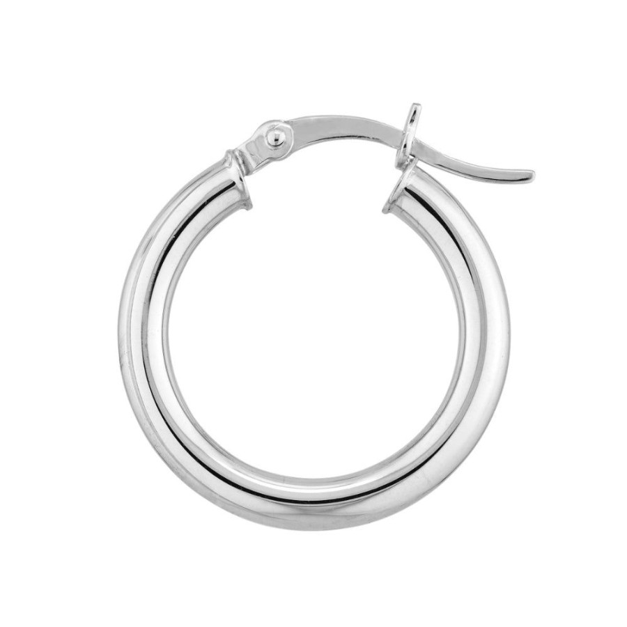 Jewelry Smyth Jewelers | Sterling Silver Polished Hoop Earrings