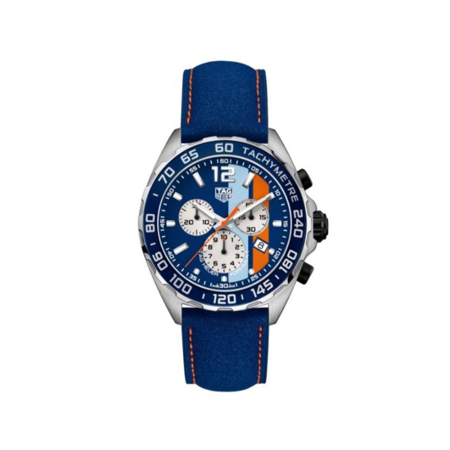 Timepieces TAG Heuer | Tag Heuer Formula 1 Special Edition 43Mm Chronograph - Blue