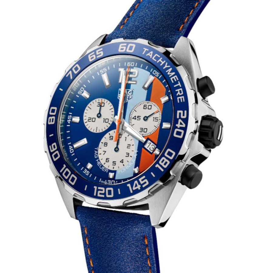 Timepieces TAG Heuer | Tag Heuer Formula 1 Special Edition 43Mm Chronograph - Blue