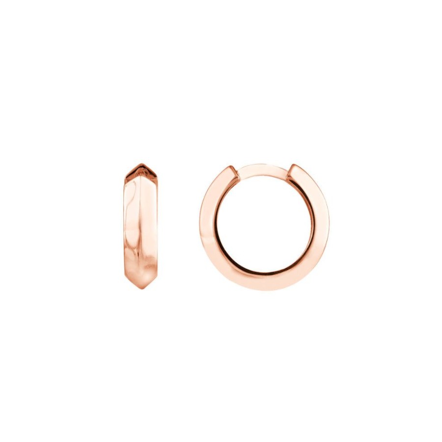 Jewelry Smyth Jewelers | 14K Knife Edge Hoop Earrings