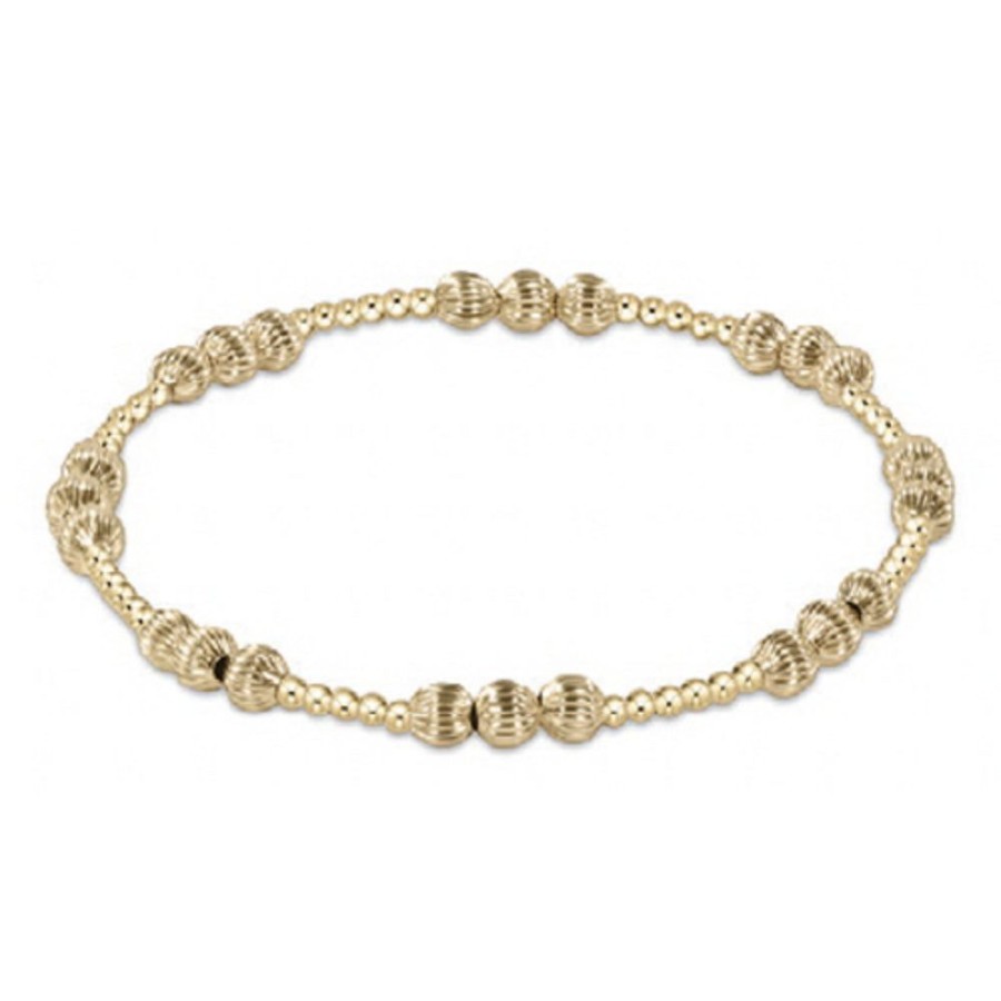 Jewelry enewton | Enewton Dignity Joy Pattern Bead Bracelet - Gold