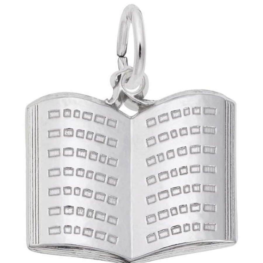 Jewelry Rembrandt | Sterling Silver Open Book Charm