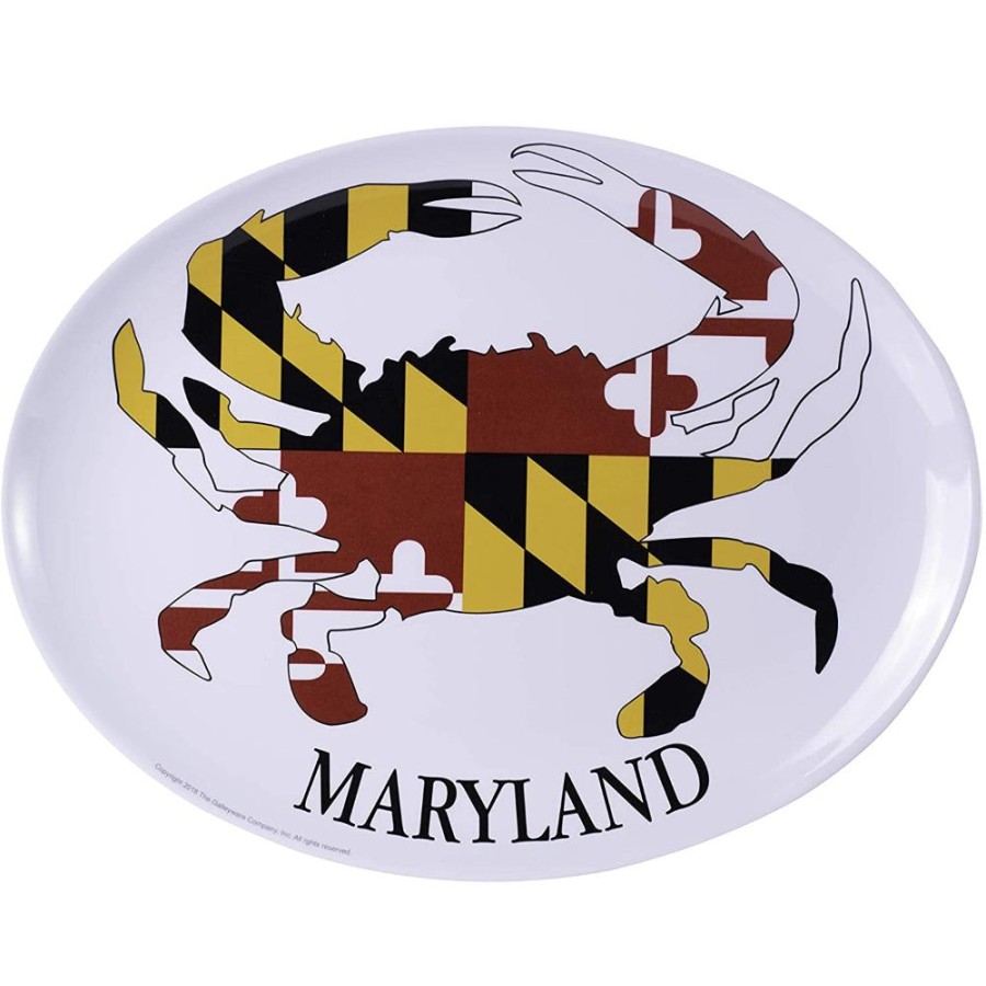 Gifts Galleyware | Galleyware Melamine Maryland Crab Platter