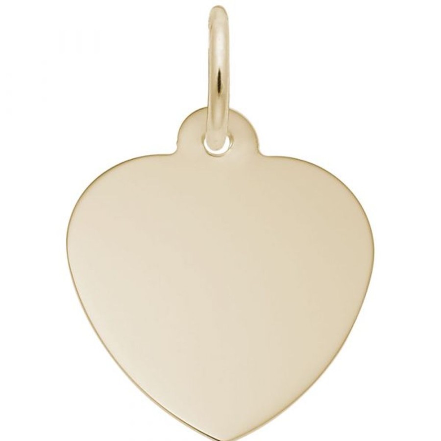 Jewelry Rembrandt | Engravable Heart Charm