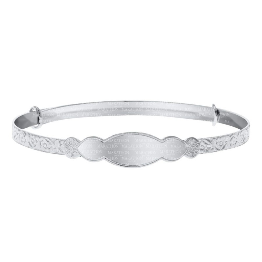 Jewelry Smyth Jewelers | Sterling Silver Engravable Baby Bangle