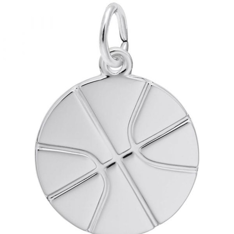 Jewelry Rembrandt | Sterling Silver Basketball Charm