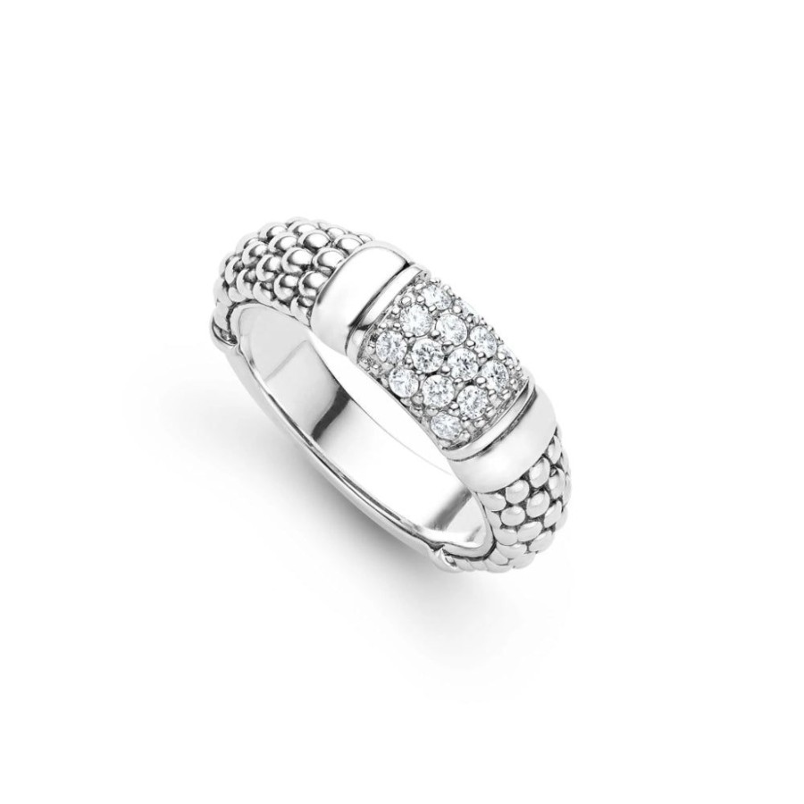 Jewelry Lagos | Lagos 6Mm Caviar Diamond Ring