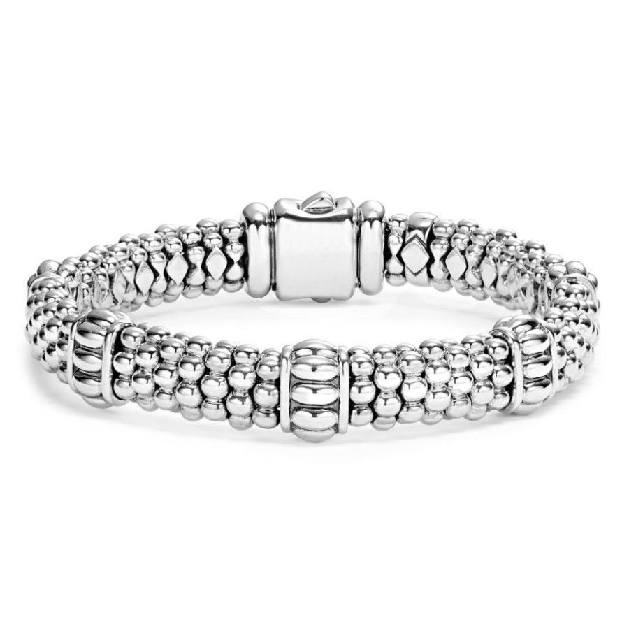 Jewelry Lagos | Lagos Signature Caviar Fluted Beaded Bracelet, 9Mm