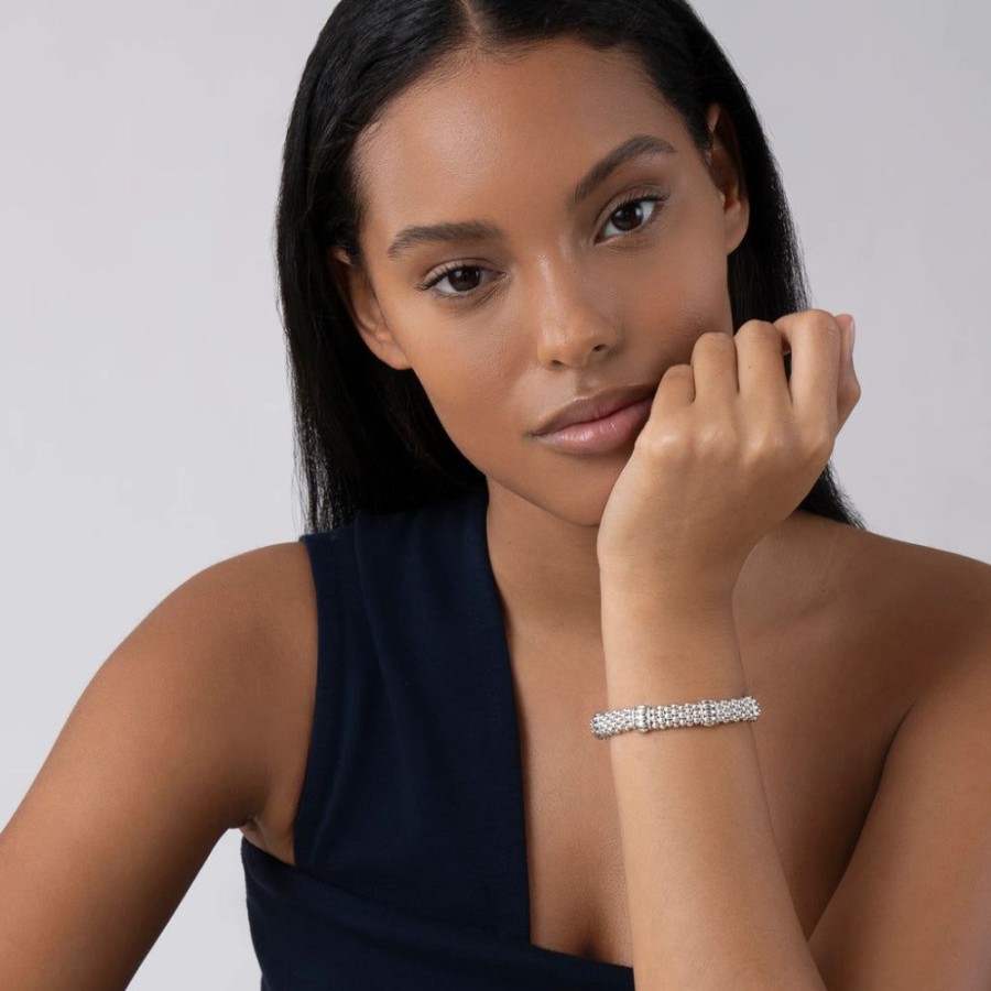 Jewelry Lagos | Lagos Signature Caviar Fluted Beaded Bracelet, 9Mm