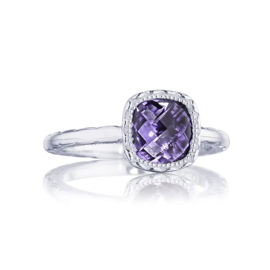 Jewelry Tacori | Tacori Silver Crescent Embrace Gemstone Ring