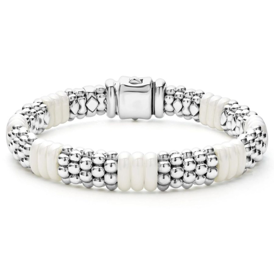 Jewelry Lagos | Lagos White Caviar Ceramic Beaded Bracelet