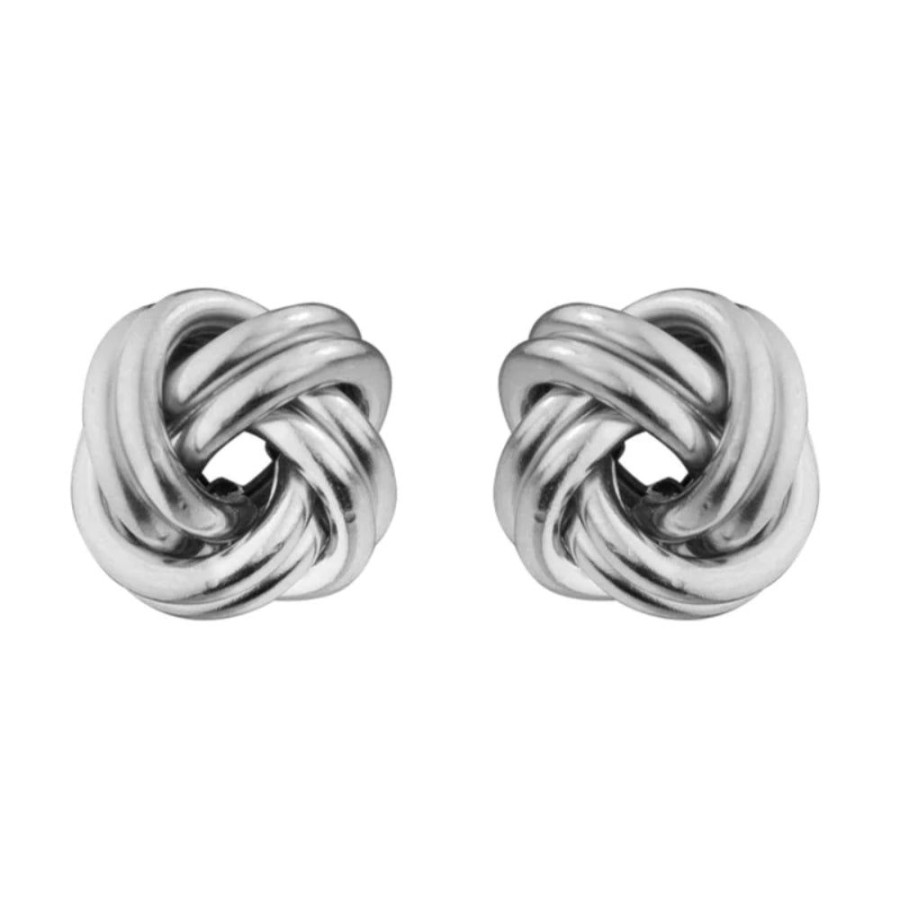 Jewelry Smyth Jewelers | Sterling Silver Love Knot Stud Earrings