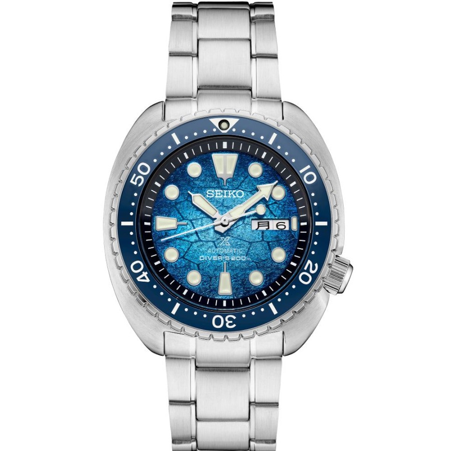 Timepieces Seiko | Seiko Prospex Collection 45Mm Blue Dial Diver Special Edition Automati