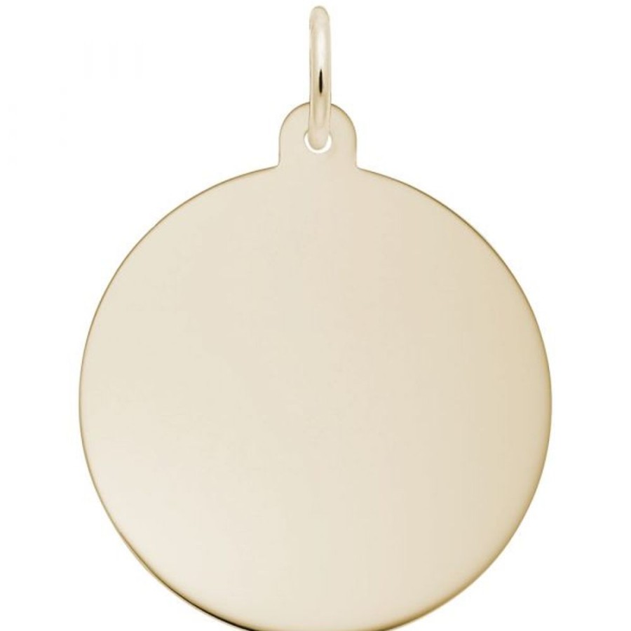 Jewelry Rembrandt | 14K Large Round Disc Charm