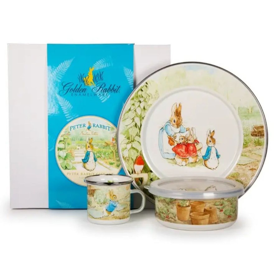 Gifts Golden Rabbit | Golden Rabbit Peter Rabbit Child Set