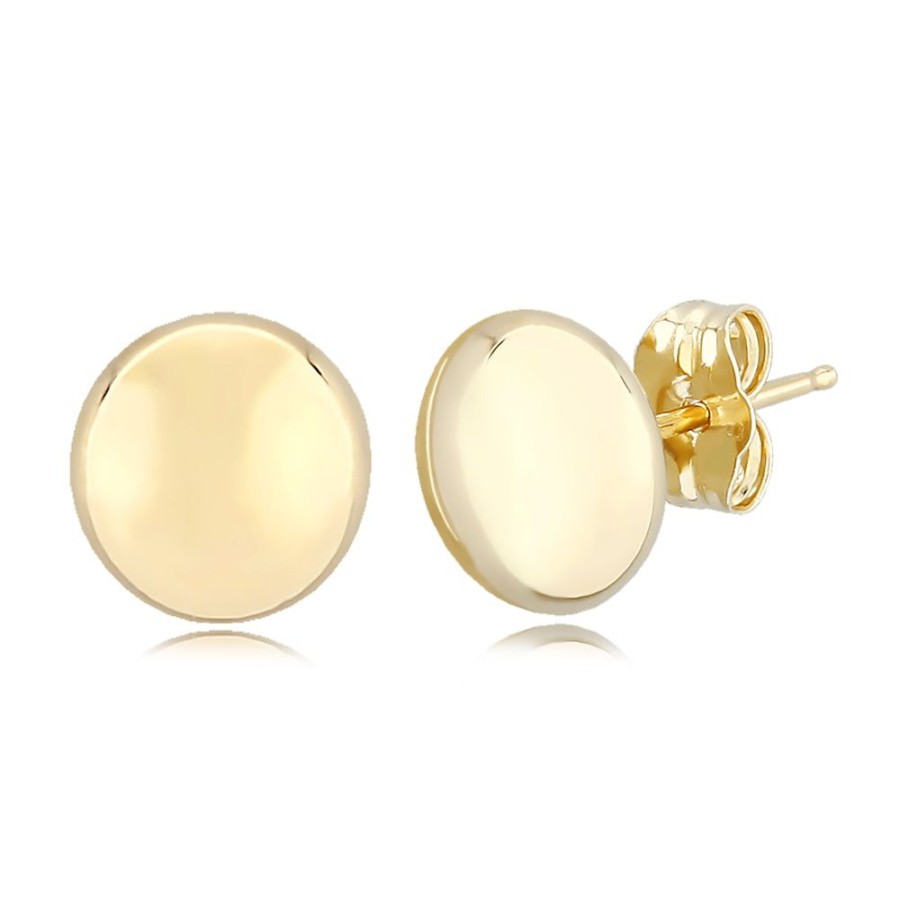 Jewelry Smyth Jewelers | 14K Flat Button Stud Earrings