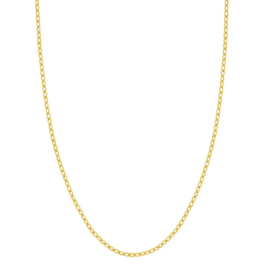 Jewelry Smyth Jewelers | 14K Designer Rolo Chain 18"