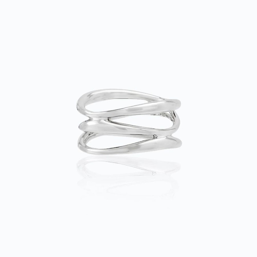 Jewelry Tane | Tane Sterling Silver Triple Vaiven Ring