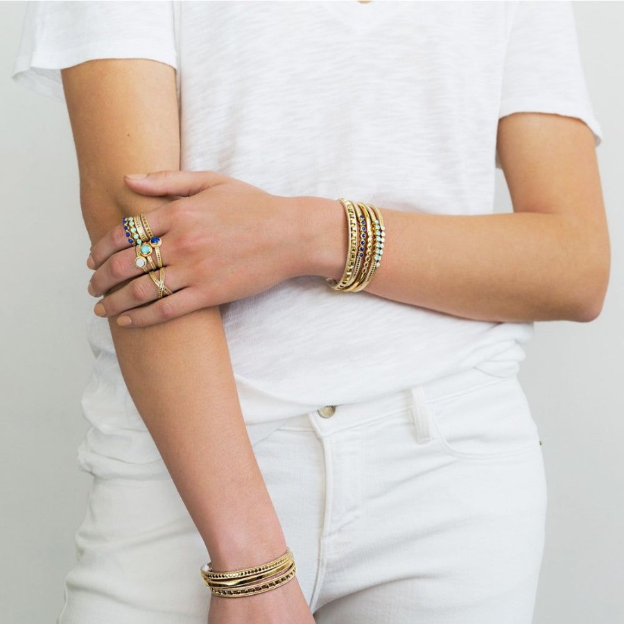 Jewelry Anna Beck | Anna Beck Classic Stacking Cuff - Gold