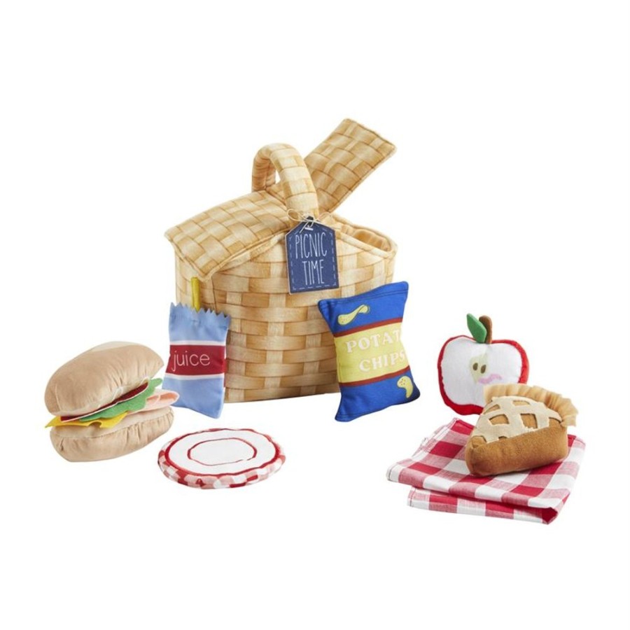 Gifts Mud Pie | Mud Pie Picnic Time Plush Set