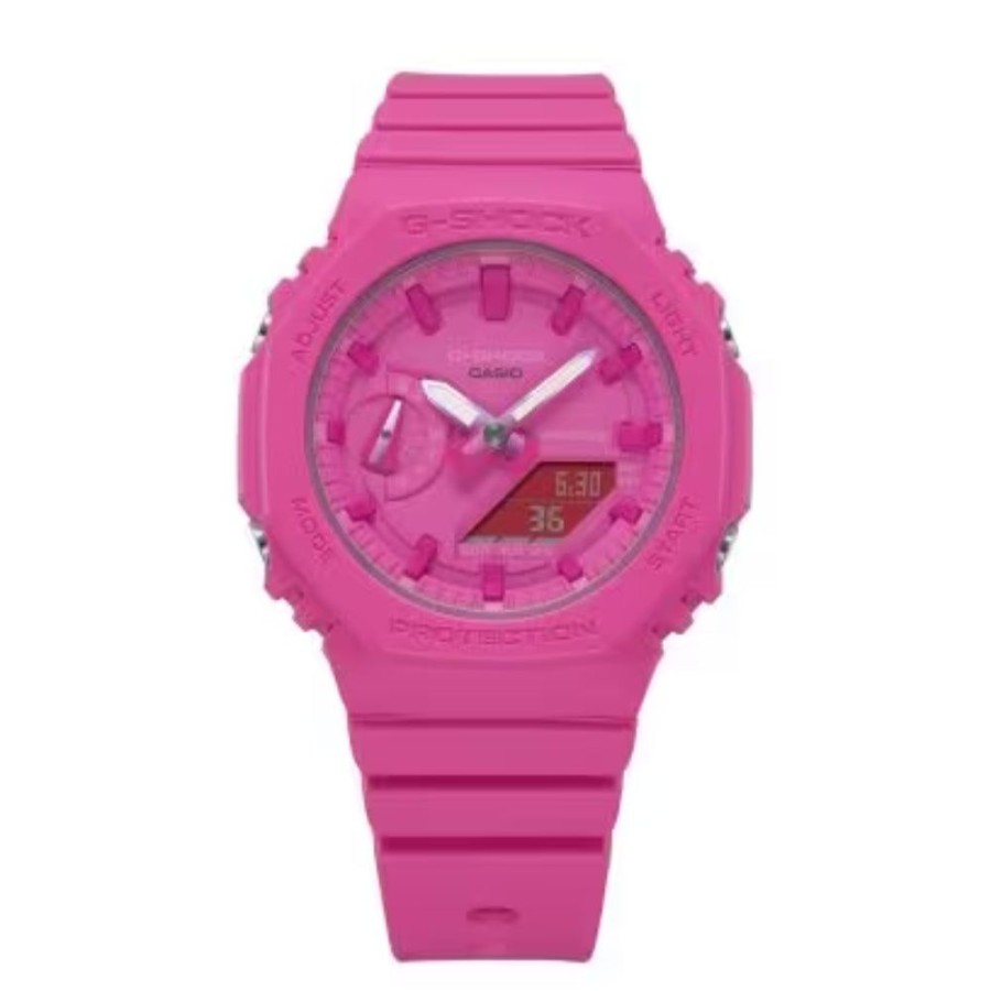 Timepieces G-SHOCK | G-Shock Analog-Digital Ladies Pink Ribbon, Gmas2100P-4A