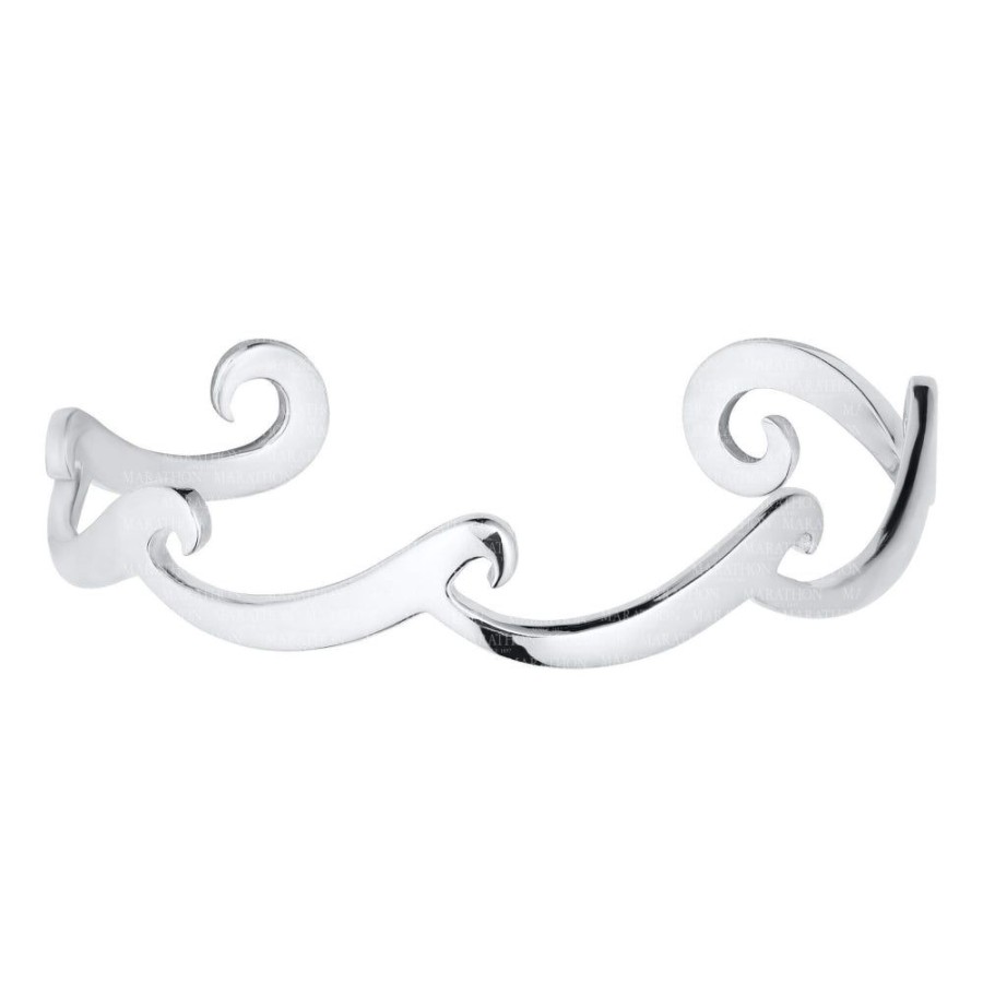 Jewelry Smyth Jewelers | Sterling Silver Multi Wave Cuff Bracelet