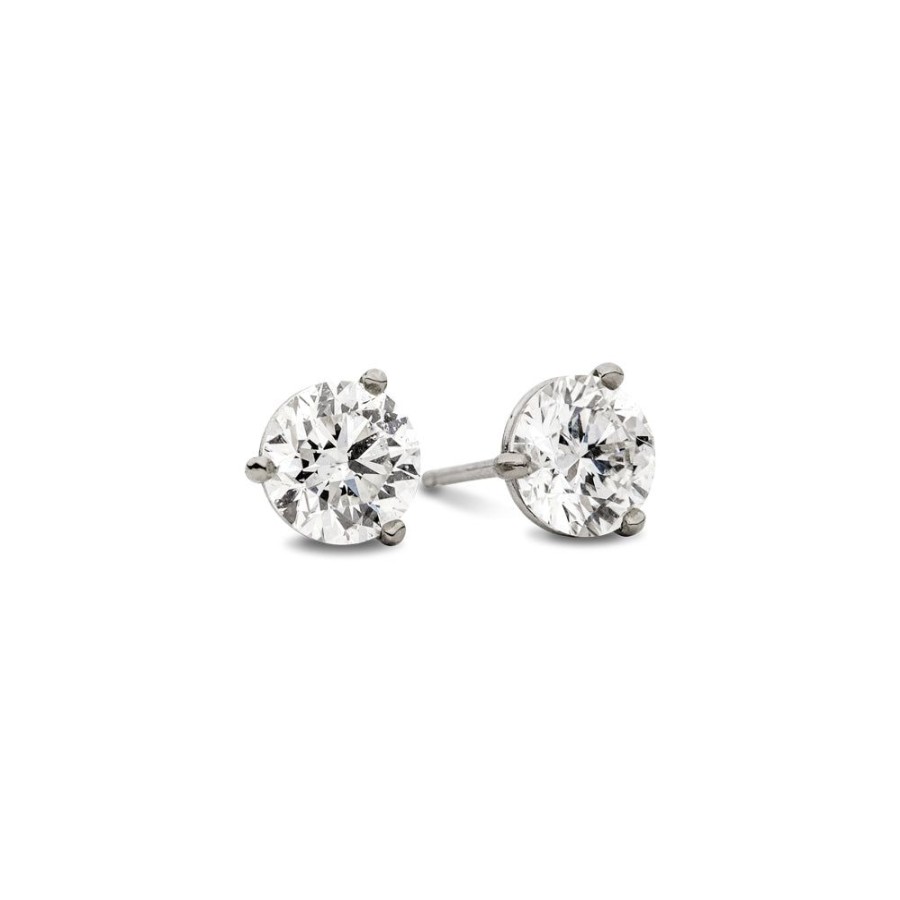 Jewelry Smyth Jewelers | 18K White Gold Diamond Stud, Exclusive Quality